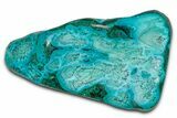 Vibrant Polished Malachite with Chrysocolla - DR Congo #336867-1